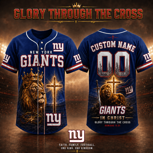 Personalized NYG x NFL Luxury V2 Baseball Jersey 160626