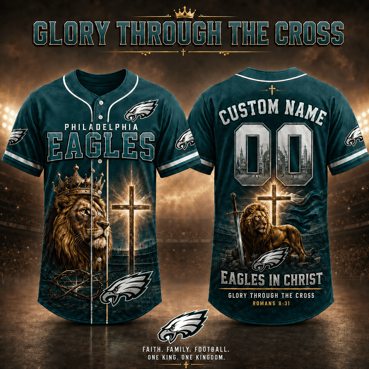 Personalized PE x NFL Luxury V2 Baseball Jersey 160626