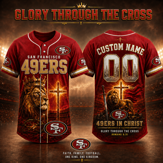 Personalized SF49 x NFL Luxury V2 Baseball Jersey 160626