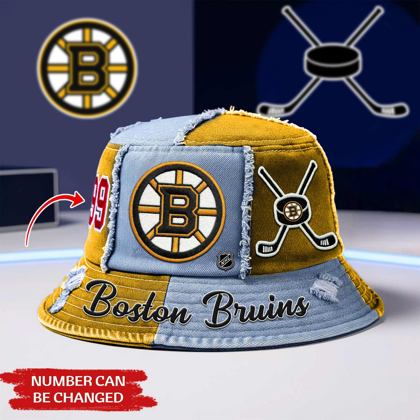 Premium BOS x NHL Bucket Hat DATND TANTD 080526
