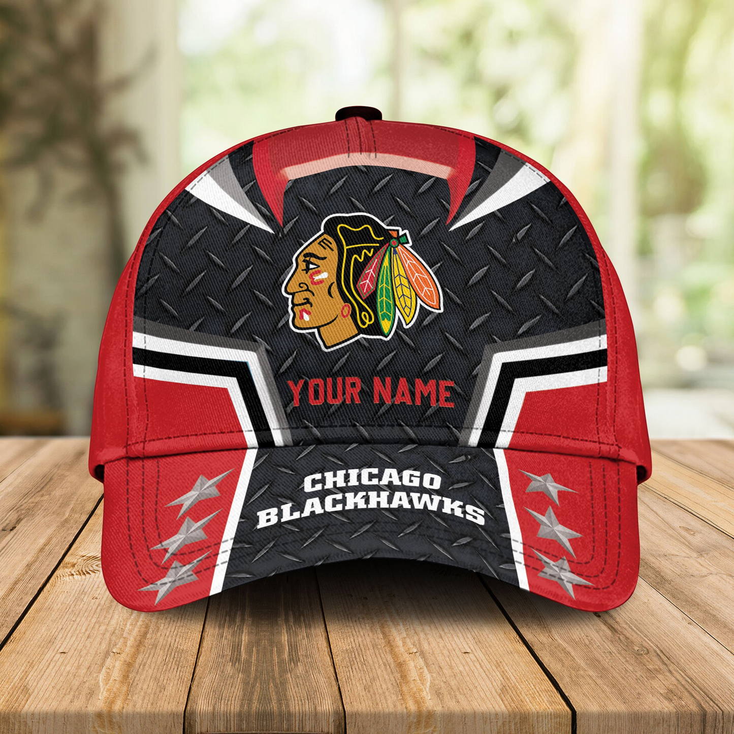 Premium CHI x NHL New Personalized Classic Cap DATND TANTD 040526
