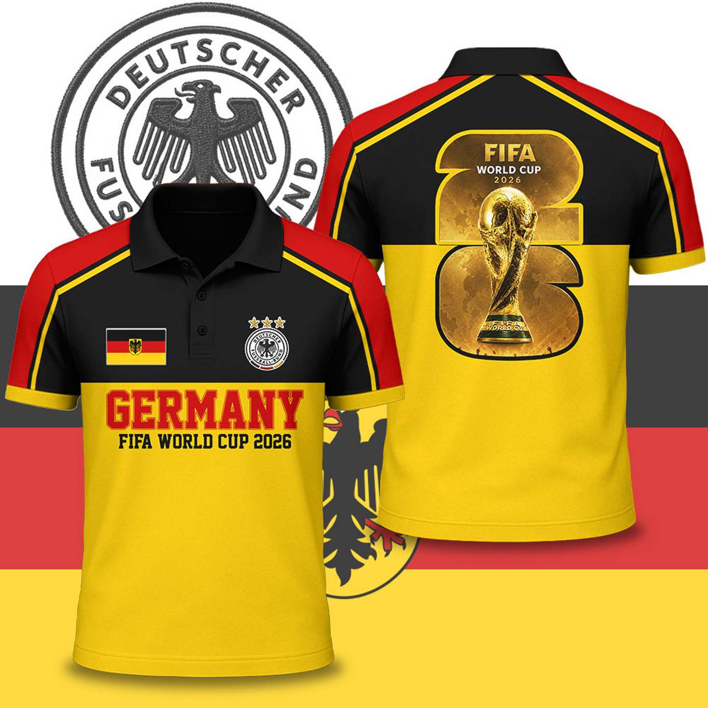 Premium Germany WC26 National Pride Edition Polo DATND TANTD 030626