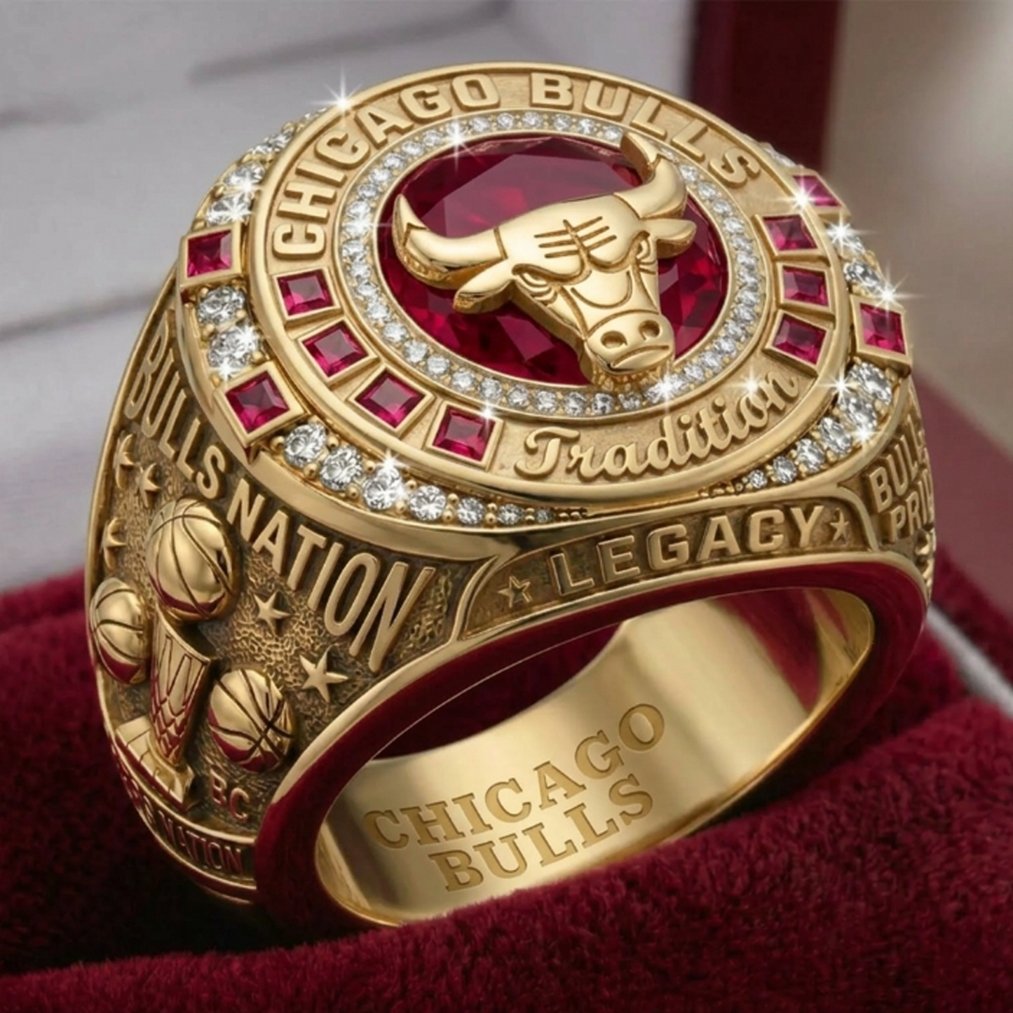 Premium NBA x CHI Ring DATND TANTD 230426