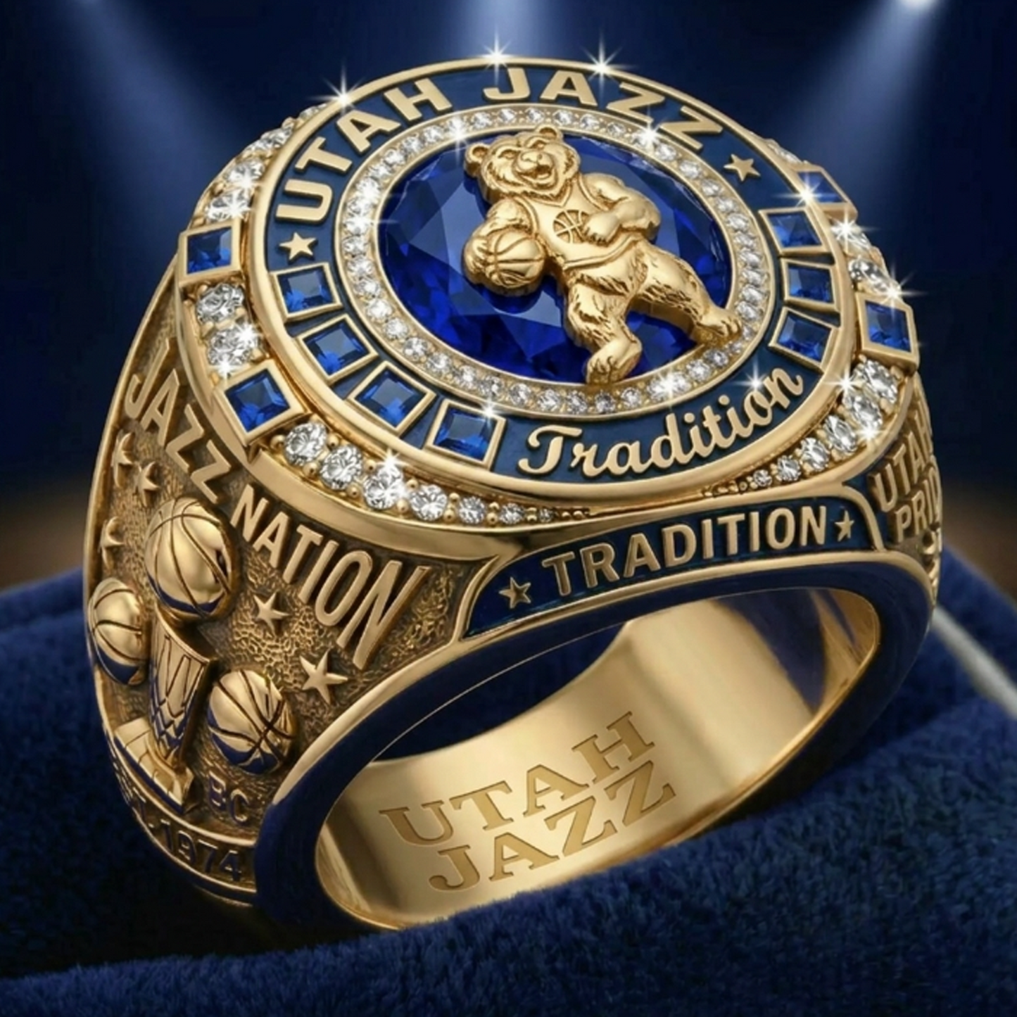 Premium NBA x UTA Ring DATND TANTD 230426