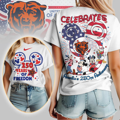 Premium NFL X CB1 Mouse  Celebrates America 250th Anniversary Women Shirt NDT LVH