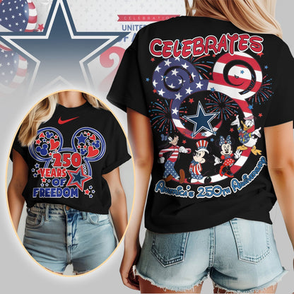Premium NFL X DC Mouse  Celebrates America 250th Anniversary Women Shirt NDT LVH