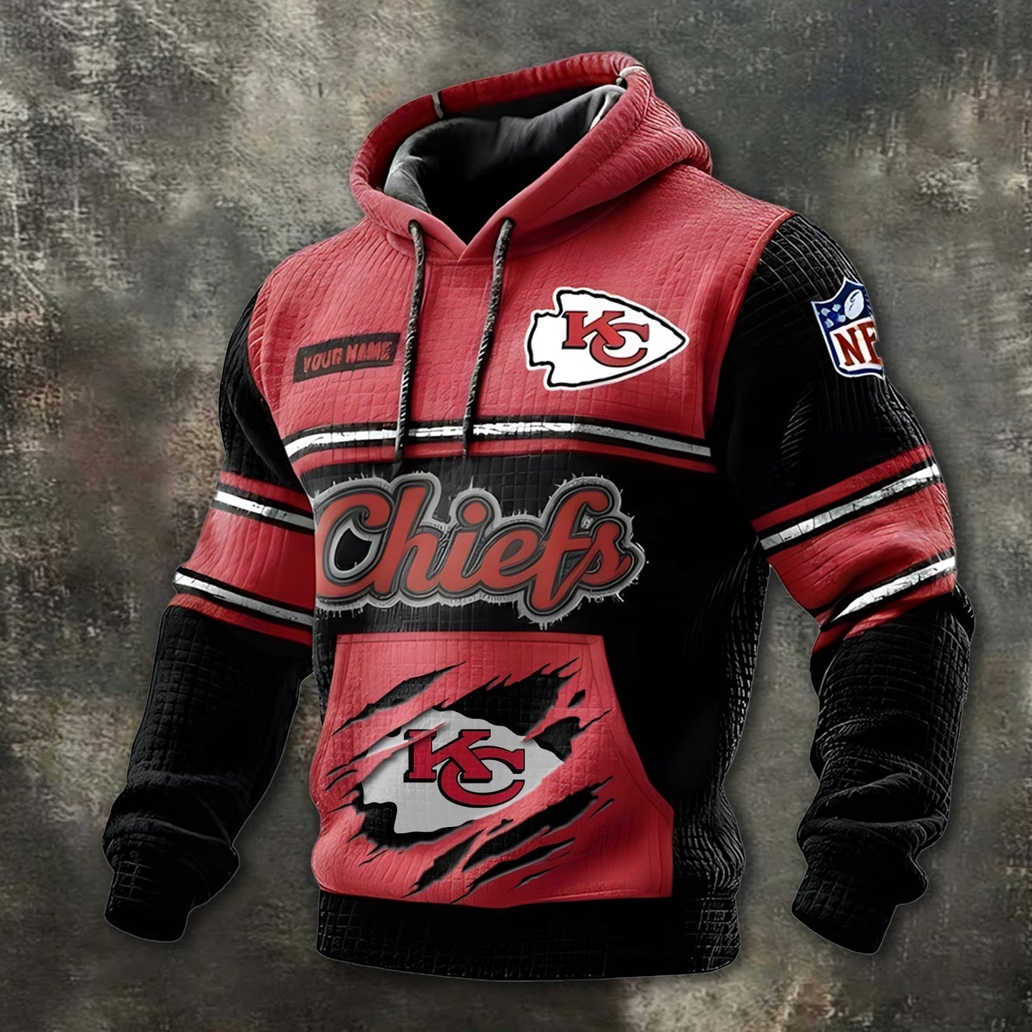 Premium NFL X KCC Western heritage Waffle Hoodie For Personalized NDT LVH