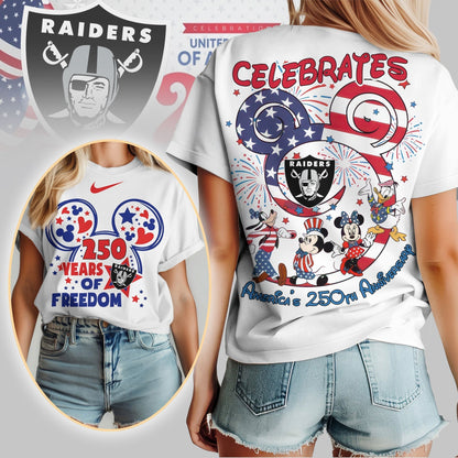 Premium NFL X LVR Mouse  Celebrates America 250th Anniversary Women Shirt NDT LVH