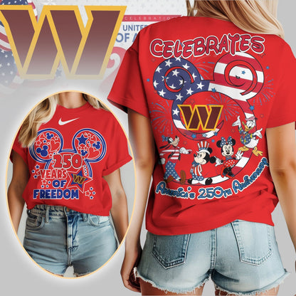 Premium NFL X WC Mouse  Celebrates America 250th Anniversary Women Shirt NDT LVH