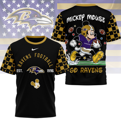 Premium NFL  x BR Mouse Football 3D Shirt NDT VHM