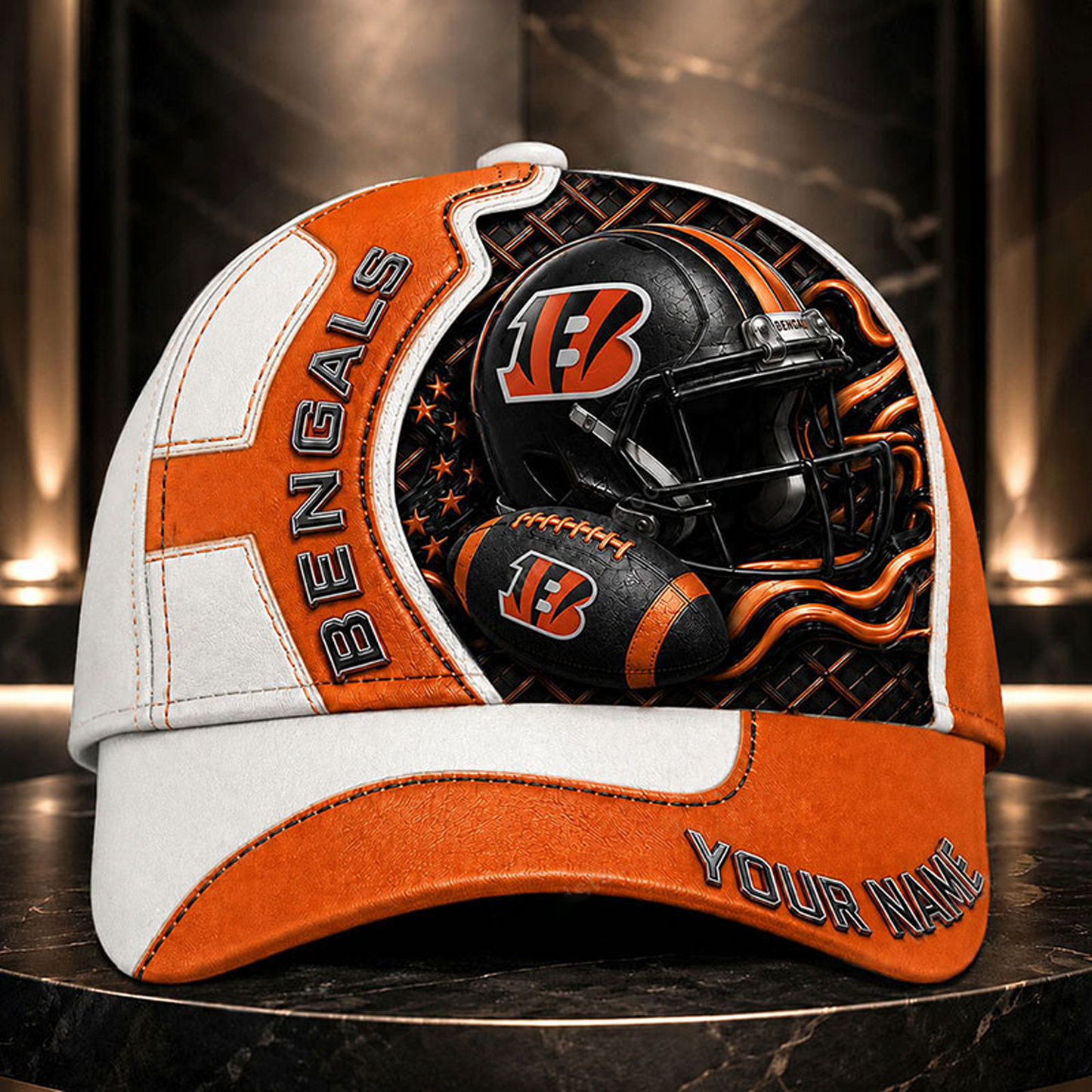 Premium NFL x CIN 3D Custom Cap DATND TANTD 280526