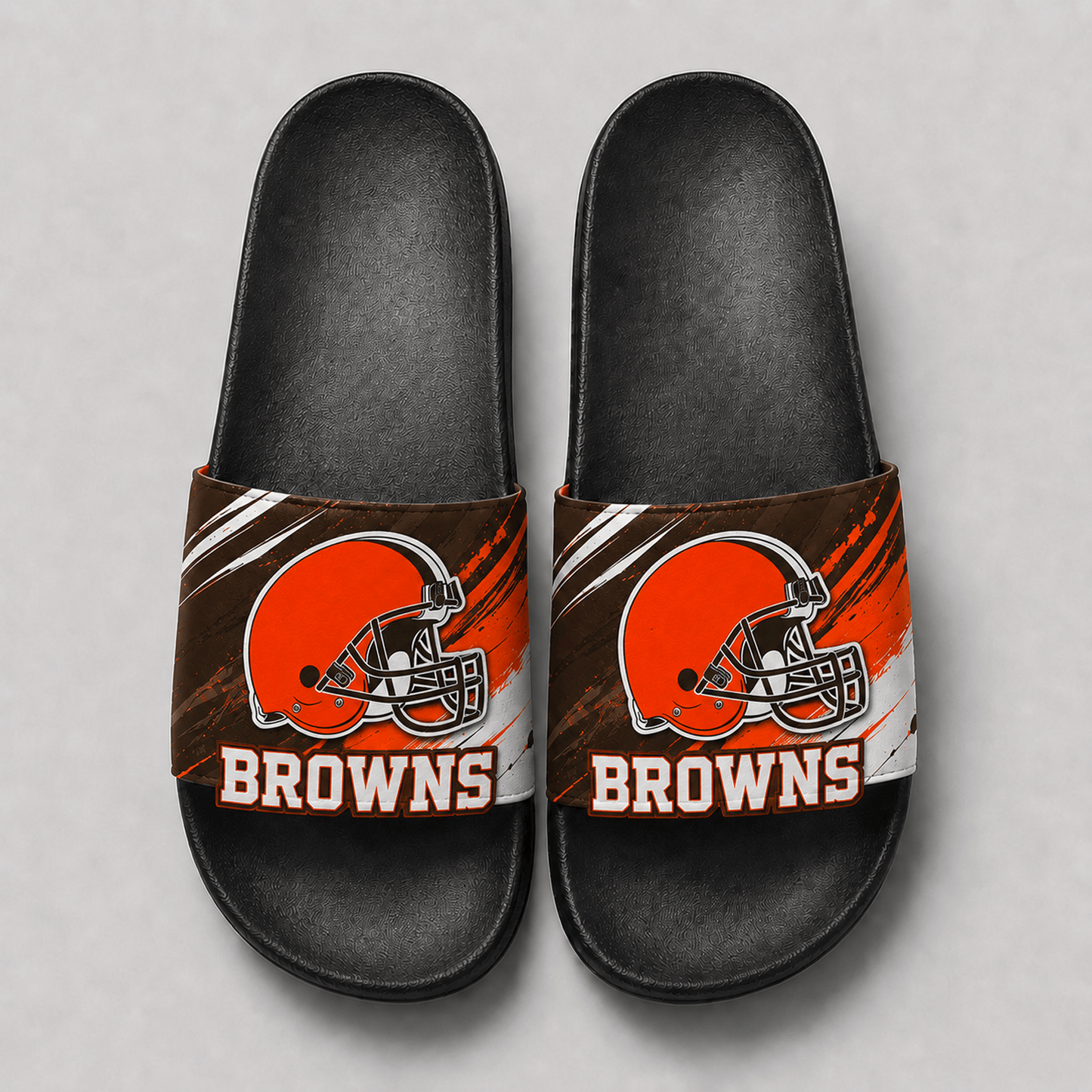 Premium NFL x CLE Unisex Lightweight Comfort Sandals for Daily Wear Slide Slippers 160626