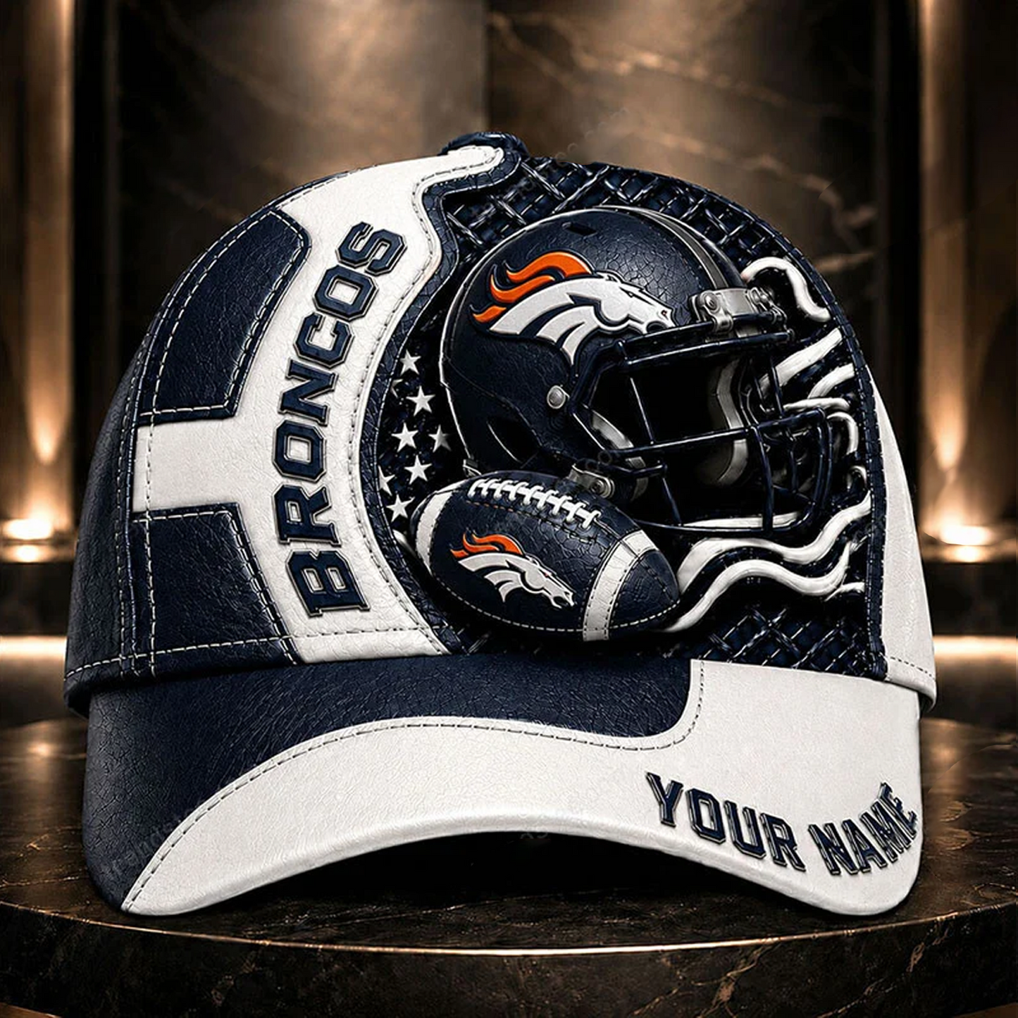 Premium NFL x DEN 3D Custom Cap DATND TANTD 280526