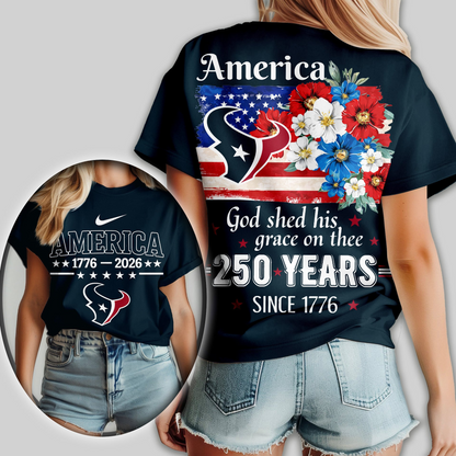 Premium NFL x HT America God Shed His Grace On Thee Women Shirt NDT VHM