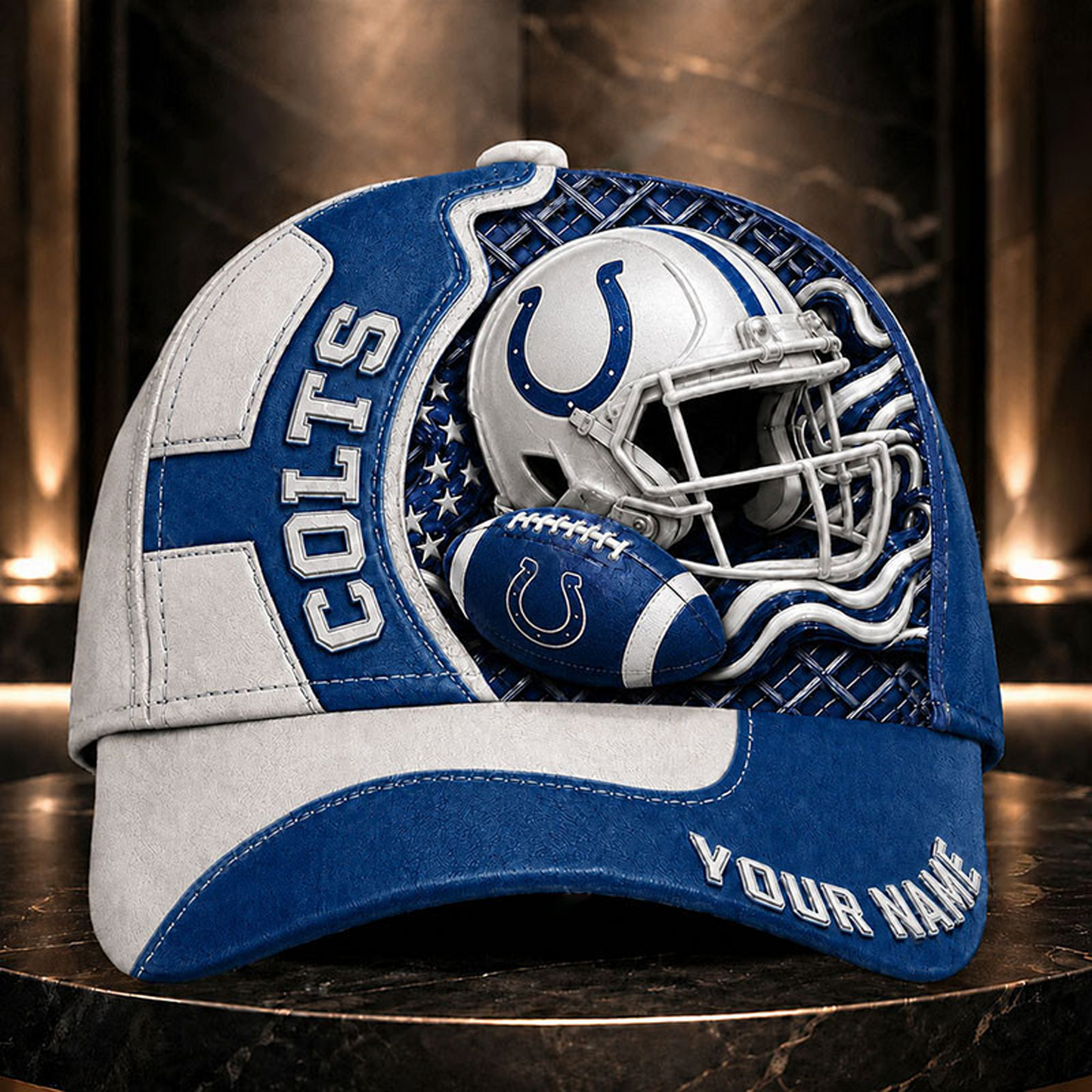 Premium NFL x IND 3D Custom Cap DATND TANTD 280526