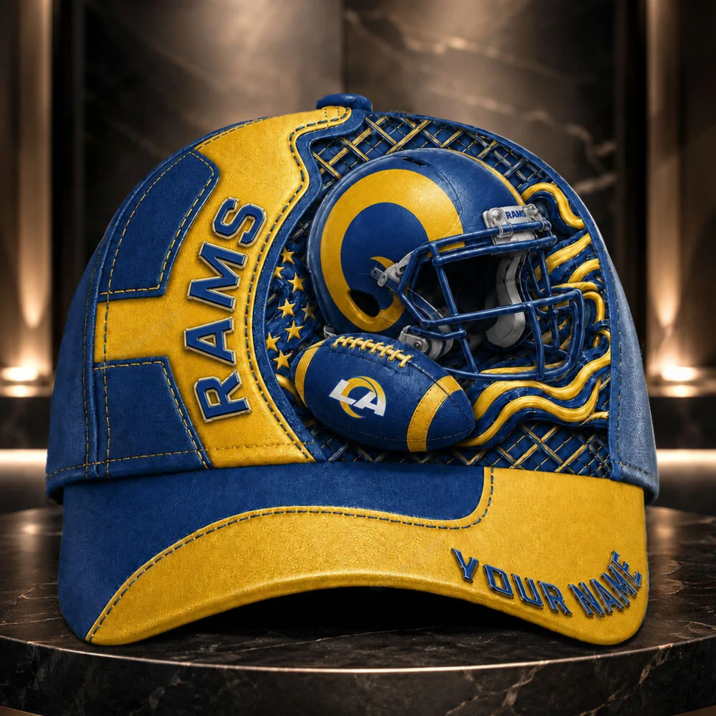Premium NFL x LAR 3D Custom Cap DATND TANTD 280526