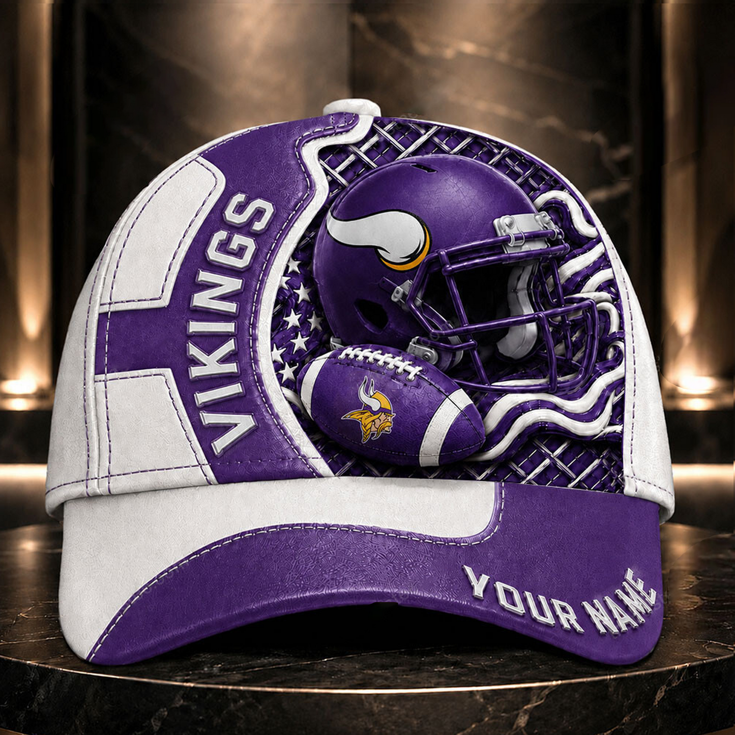 Premium NFL x MIN 3D Custom Cap DATND TANTD 280526