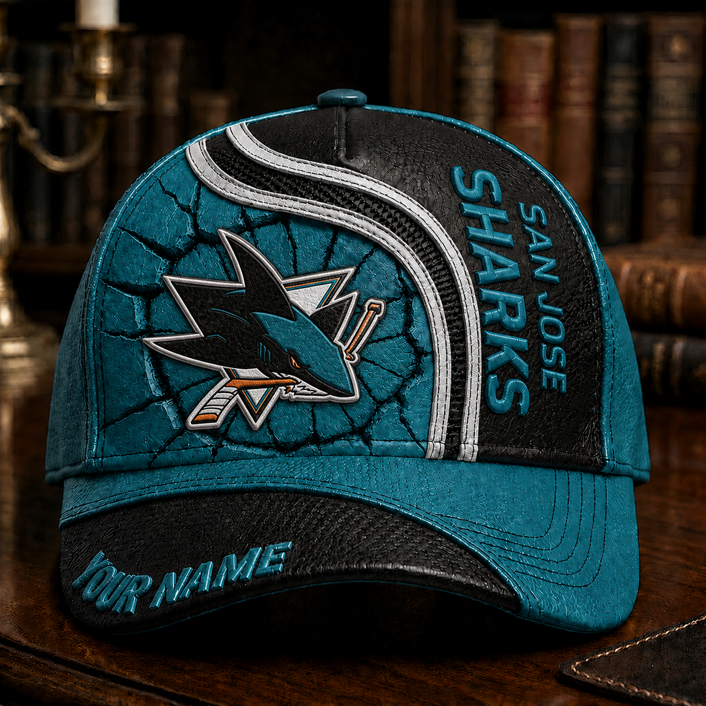 Premium NHL x SJS 3D Cap DATND TANTD 250526