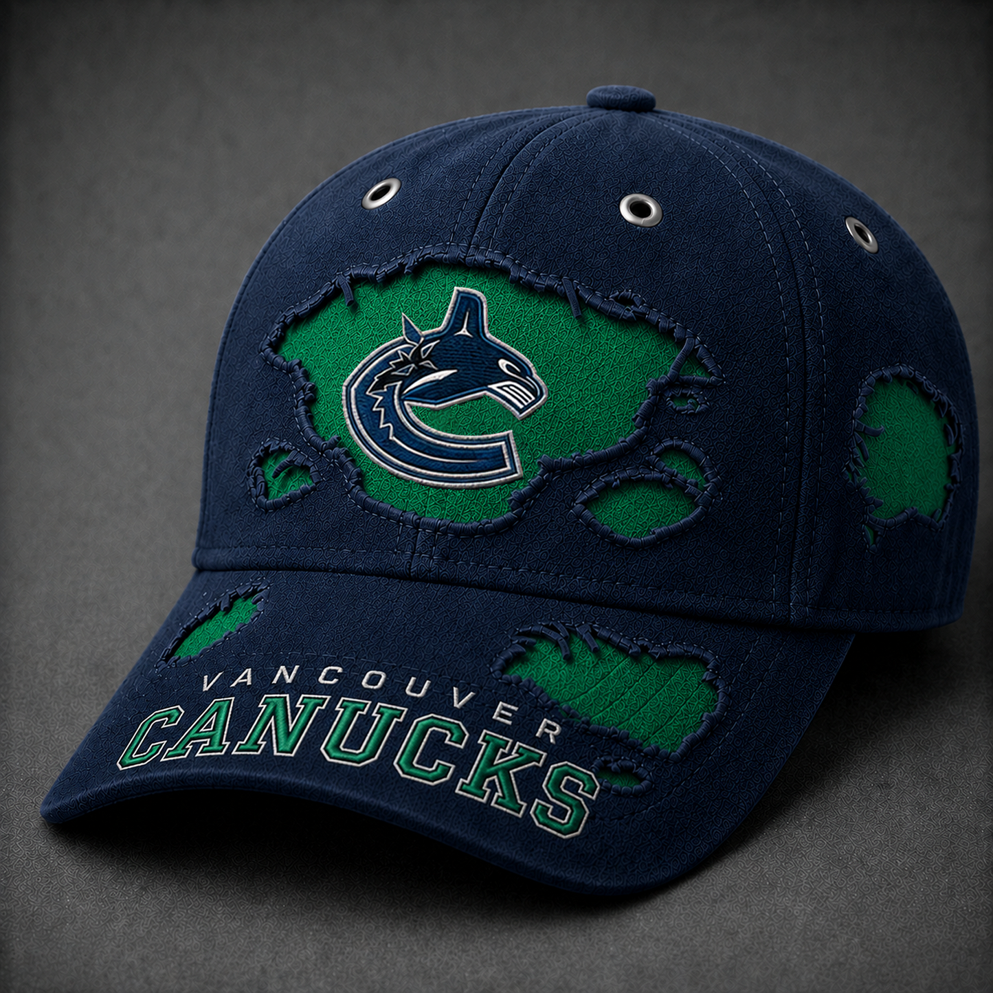 Premium NHL x VAN Scratch Pattern Cap DATND TANTD 260526