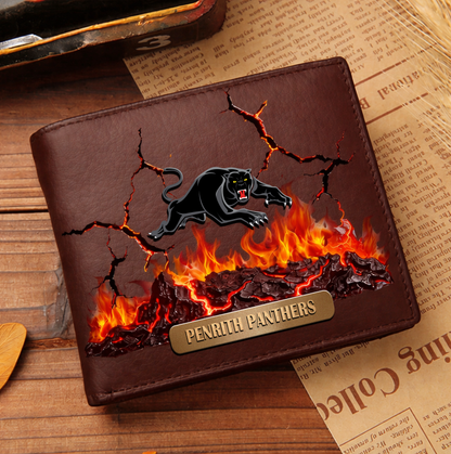 Premium NRL x PP 3D Ember Embossed Lucky Wallet NDT VHM