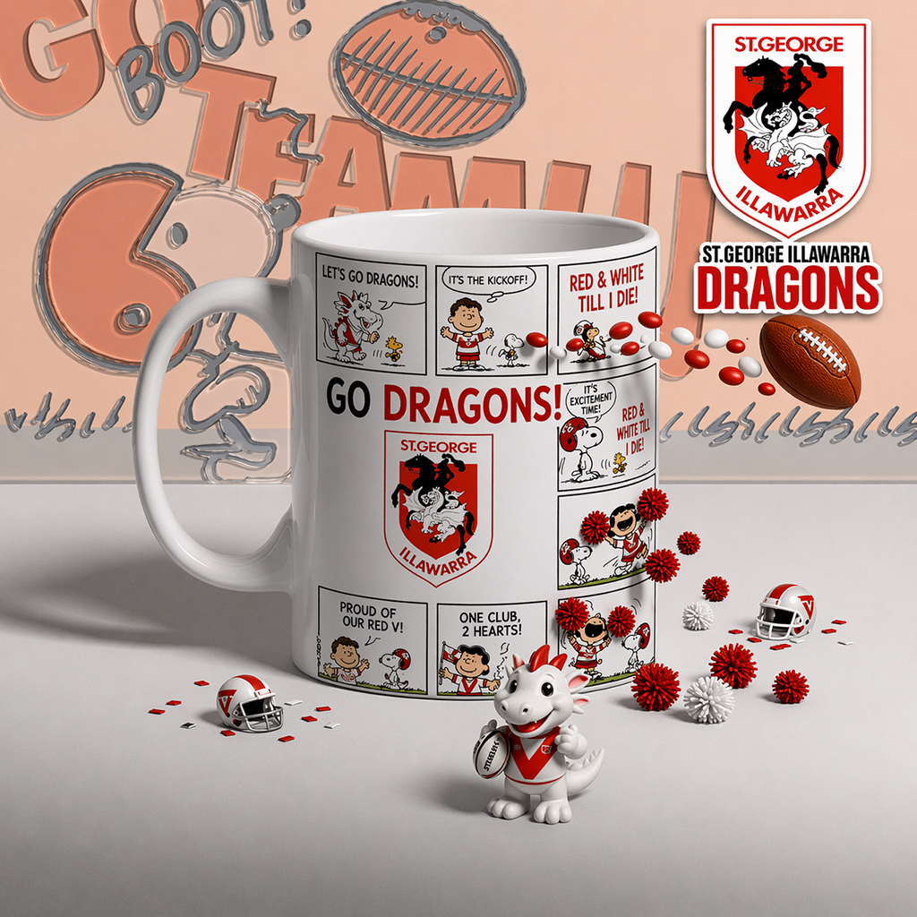 Premium NRL  x SID Peanuts Comic Mug NDT LVH 200426