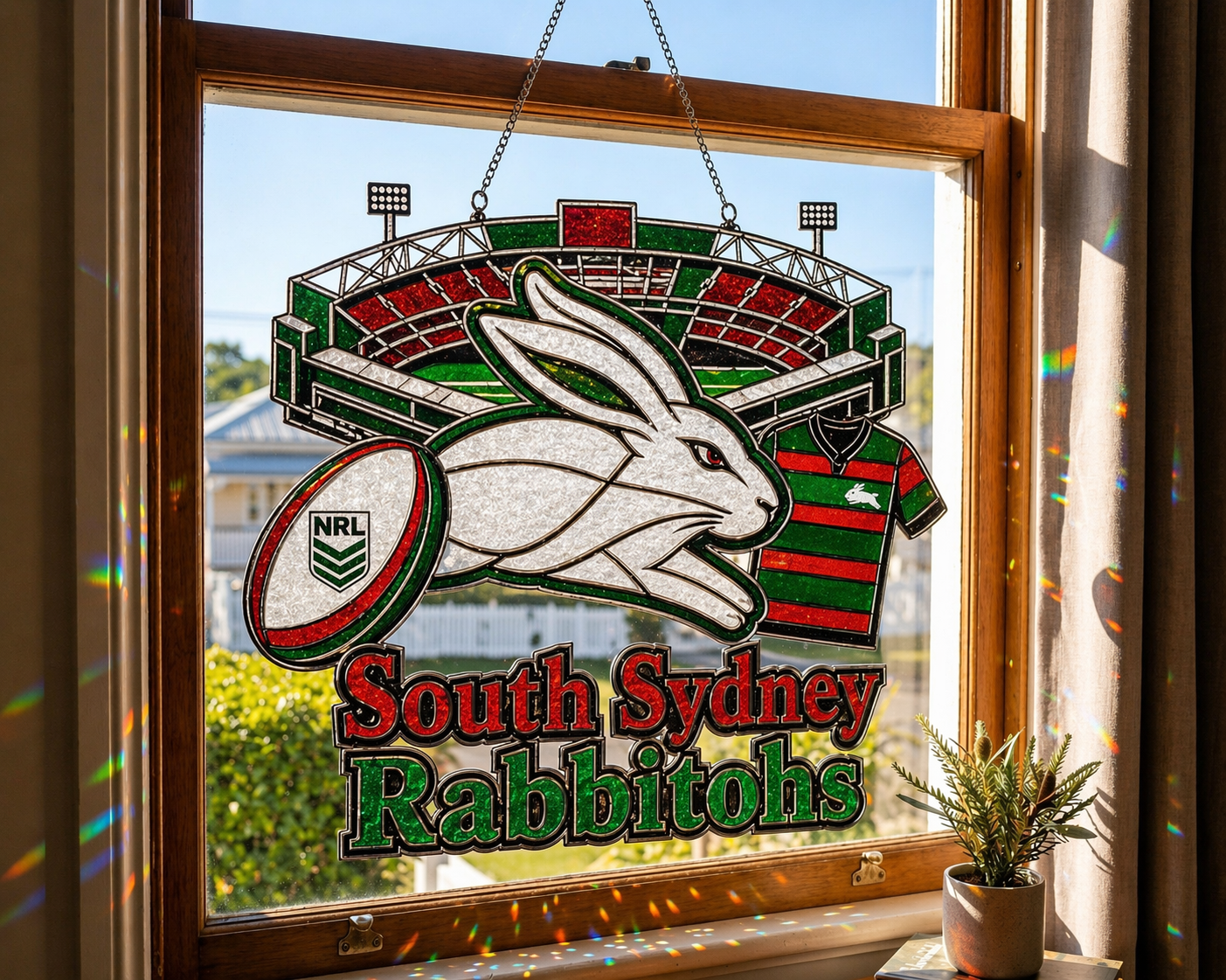 Premium NRL x SSR Game Day Suncatcher NDT LVH 210426