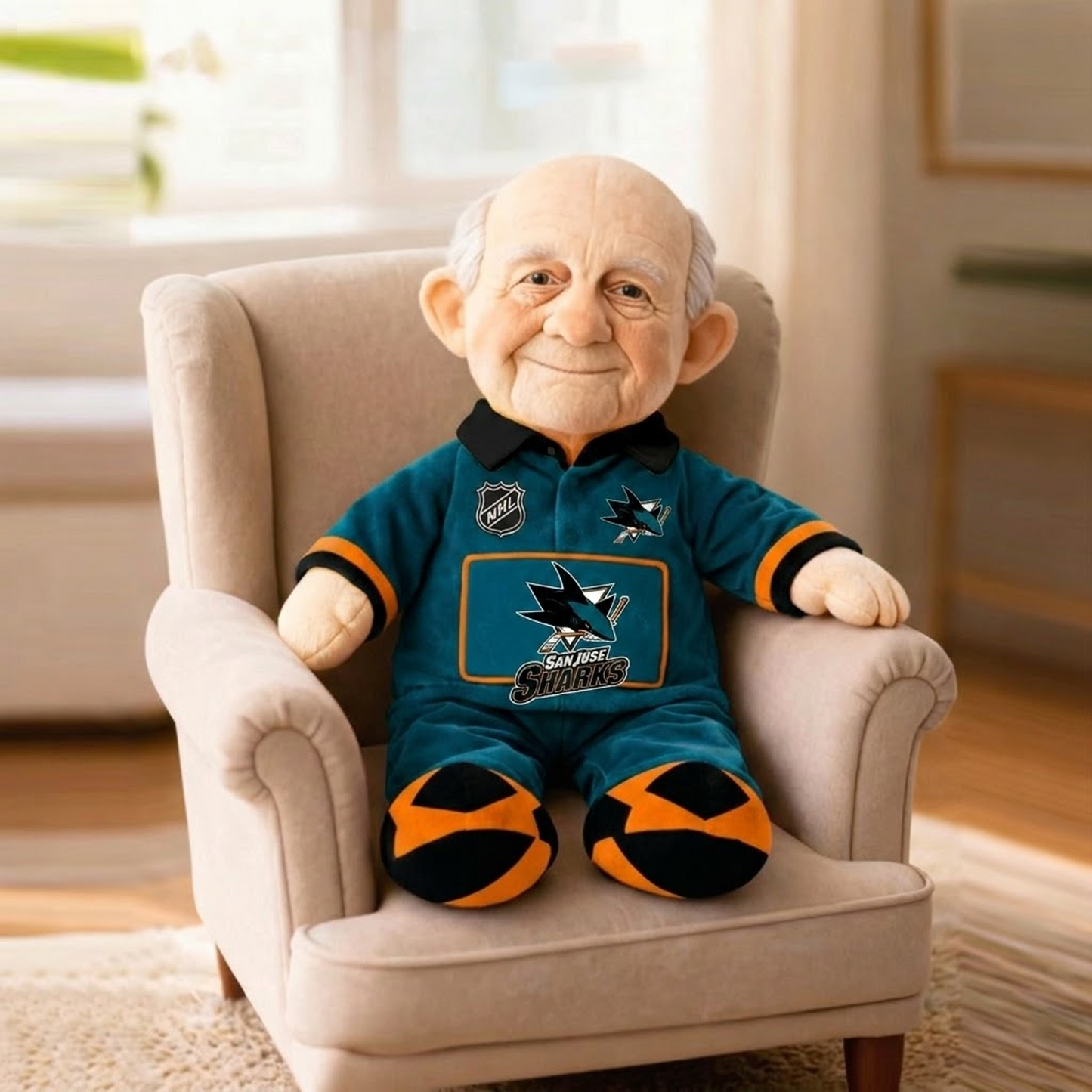 Premium SJS x NHL Grandpa Plush Mascot DATND TANTD 180426
