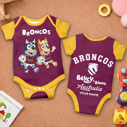 Premium x BB New Baby Romper Custom Name For Kids NDT LVH