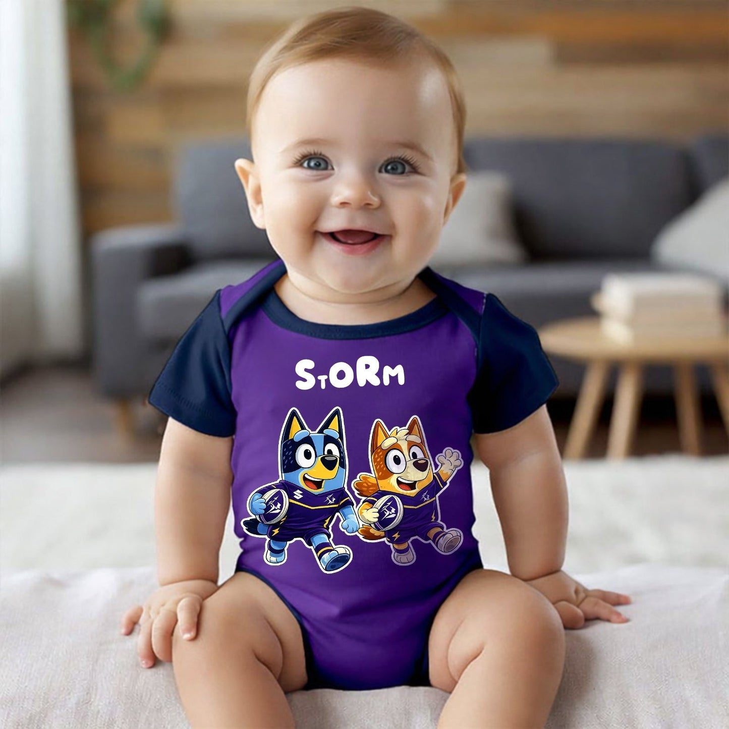 Premium x MS New Baby Romper Custom Name For Kids NDT LVH