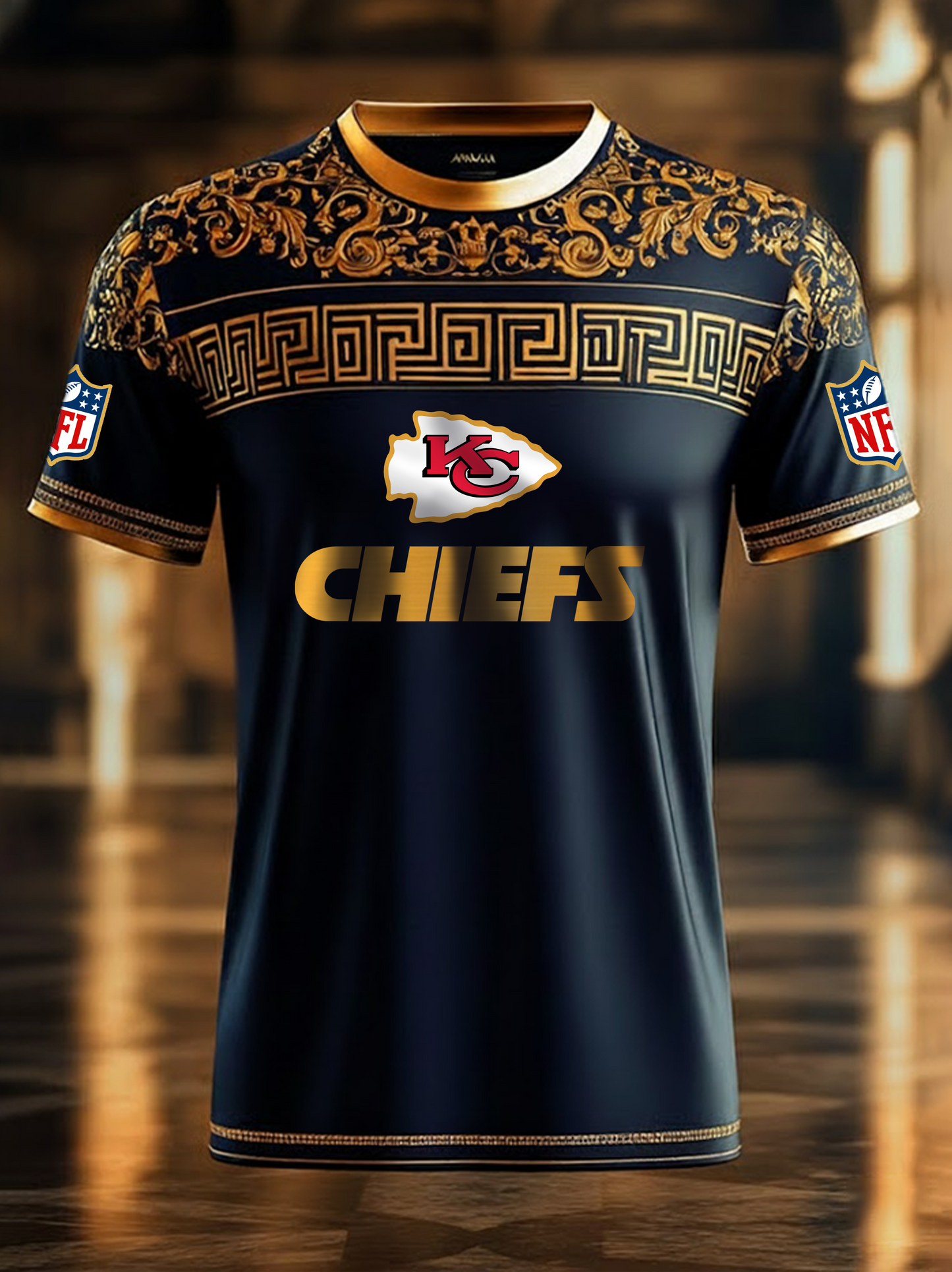 Premium NFL X KC Royals  Casual T�???Shirt NDT VHM 020126