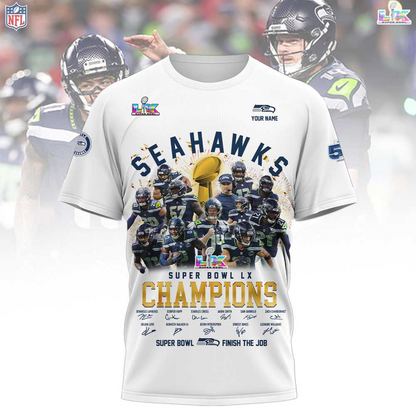 Premium NFL x SEA 2026 Super Bowl 3D Shirt V1 NDT NHM 090226