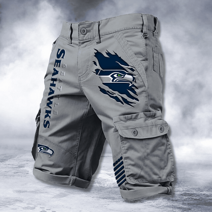 SEA x NFL Cotton Cargo Shorts DATND TANTD 2705