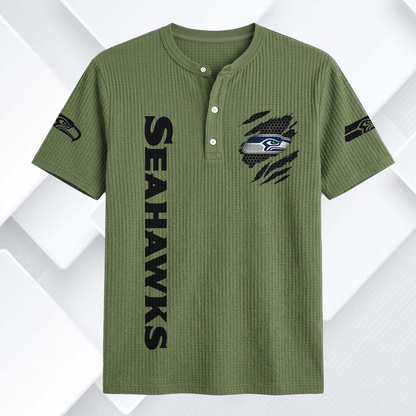 SEA x NFL Waffle Short-Sleeve Shirt 2205 DatND DVT