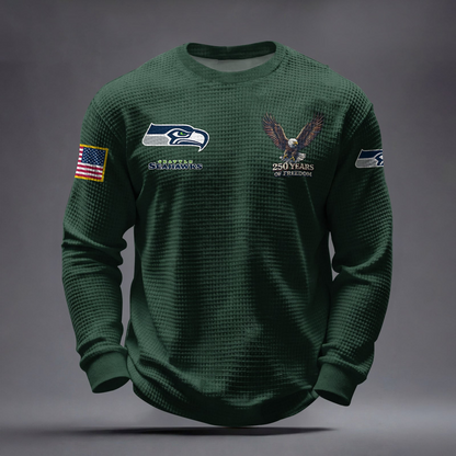 SEA x NFL Waffle Sweatshirt DatND DVT