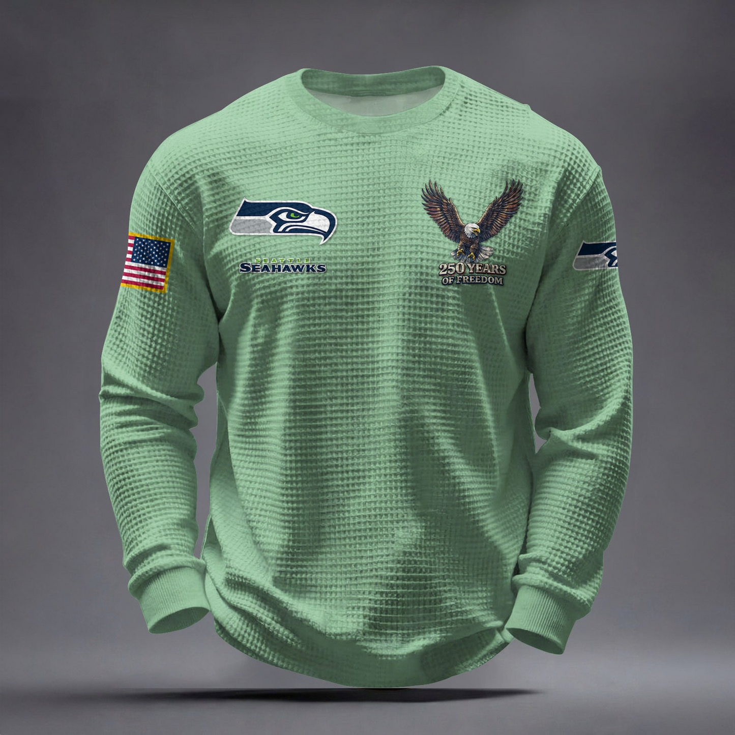 SEA x NFL Waffle Sweatshirt DatND DVT