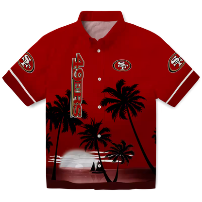 SF x NFL Hawaiian Shirt ƒ?? Beach Sunset DATND TANTD 270526