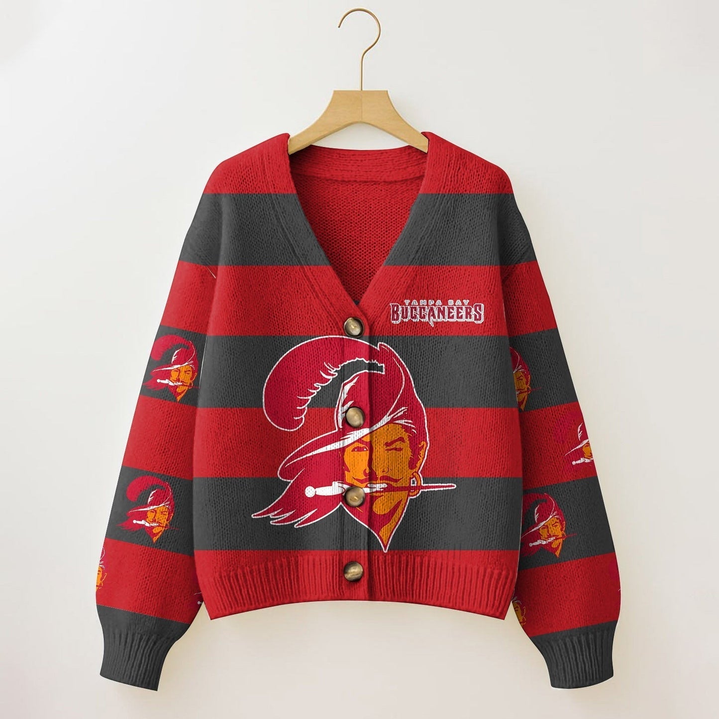 TB x NFL Cardigan Sweatshirt With Button  DatND DVT