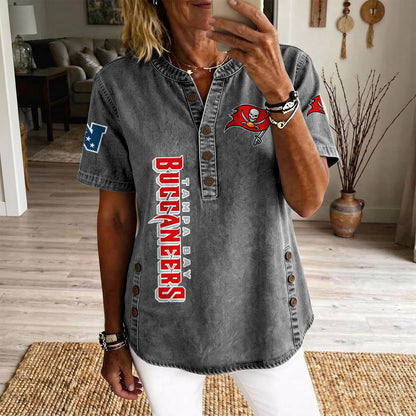 TB x NFL Womenƒ??s Denim Casual Tops DATND LBN 190526