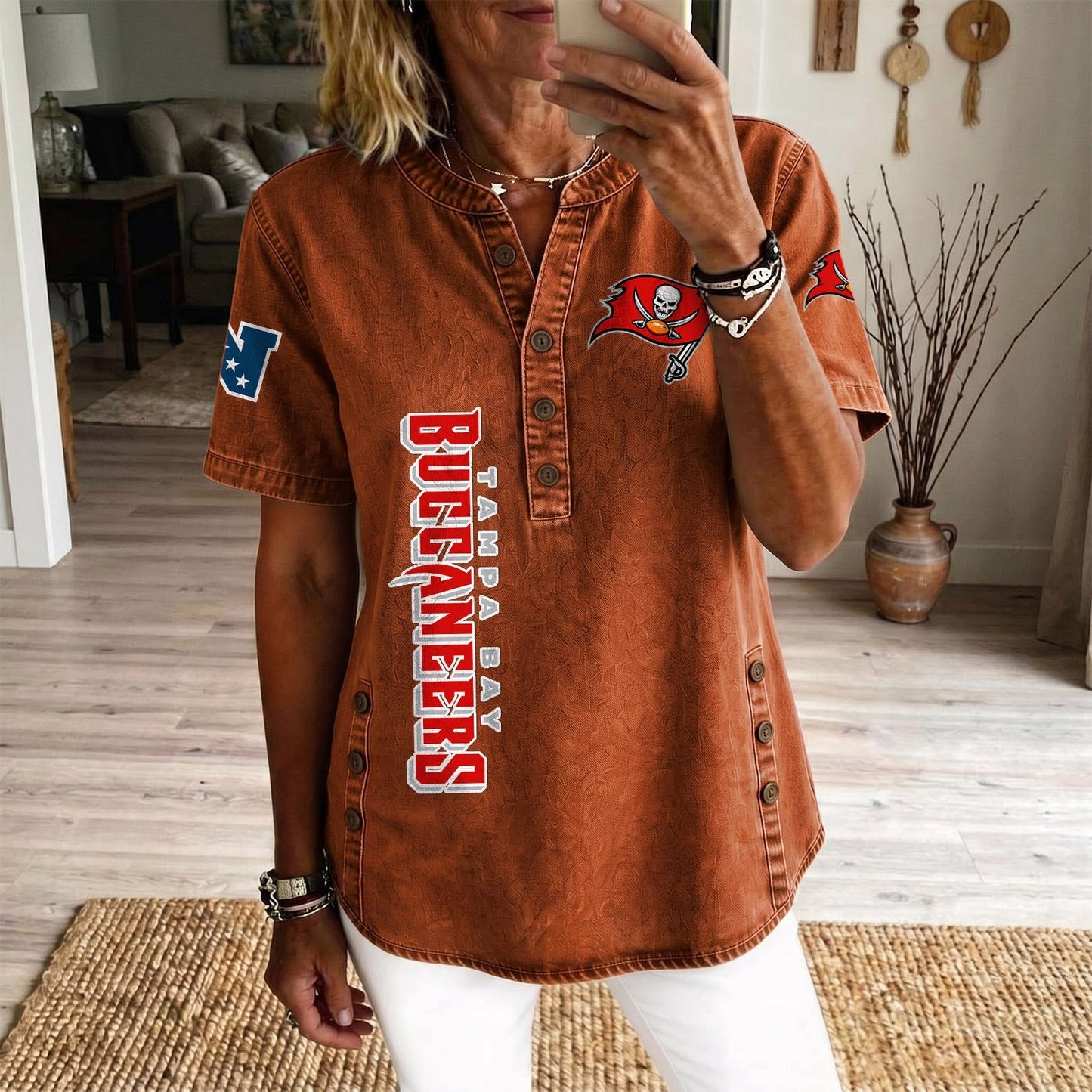 TB x NFL Womenƒ??s Denim Casual Tops DATND LBN 190526