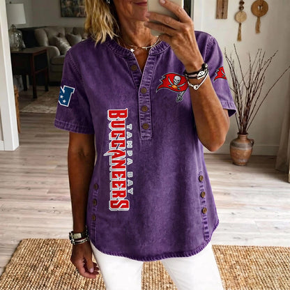 TB x NFL Womenƒ??s Denim Casual Tops DATND LBN 190526