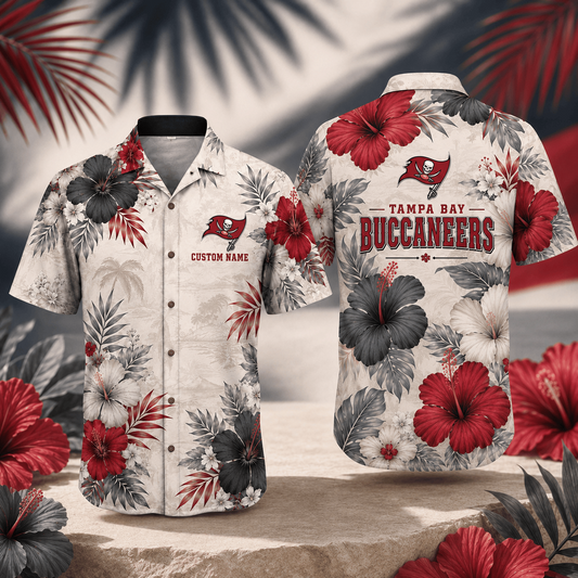 TBB x NFL Tropical Floral Hawaiian Shirt 160626