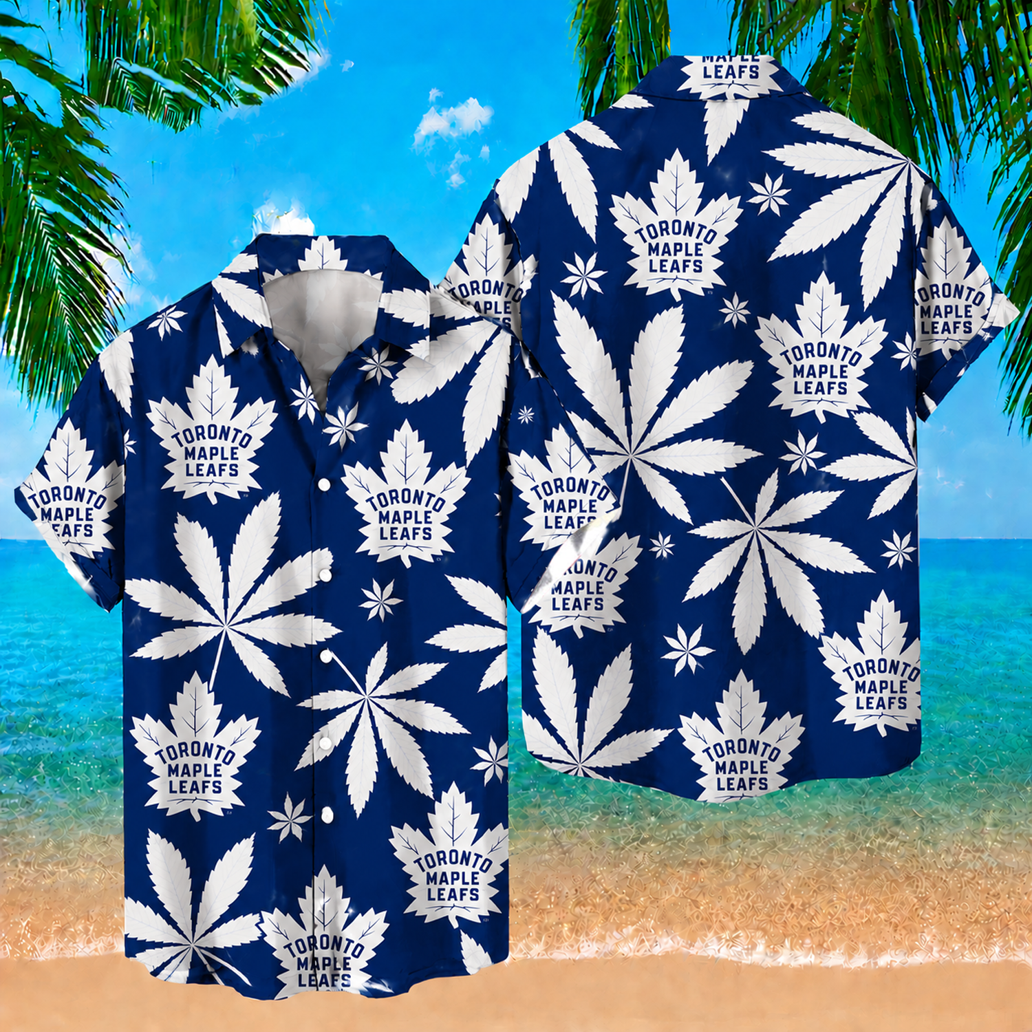 TOR x NHL Hawaiian Shirt 1605 DatND DVT