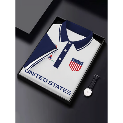 USA Print Soccer Polo Shirt V1 DATND TANTD 040626