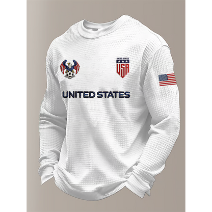 USA Print Soccer Shirt V1 DATND TANTD 040626