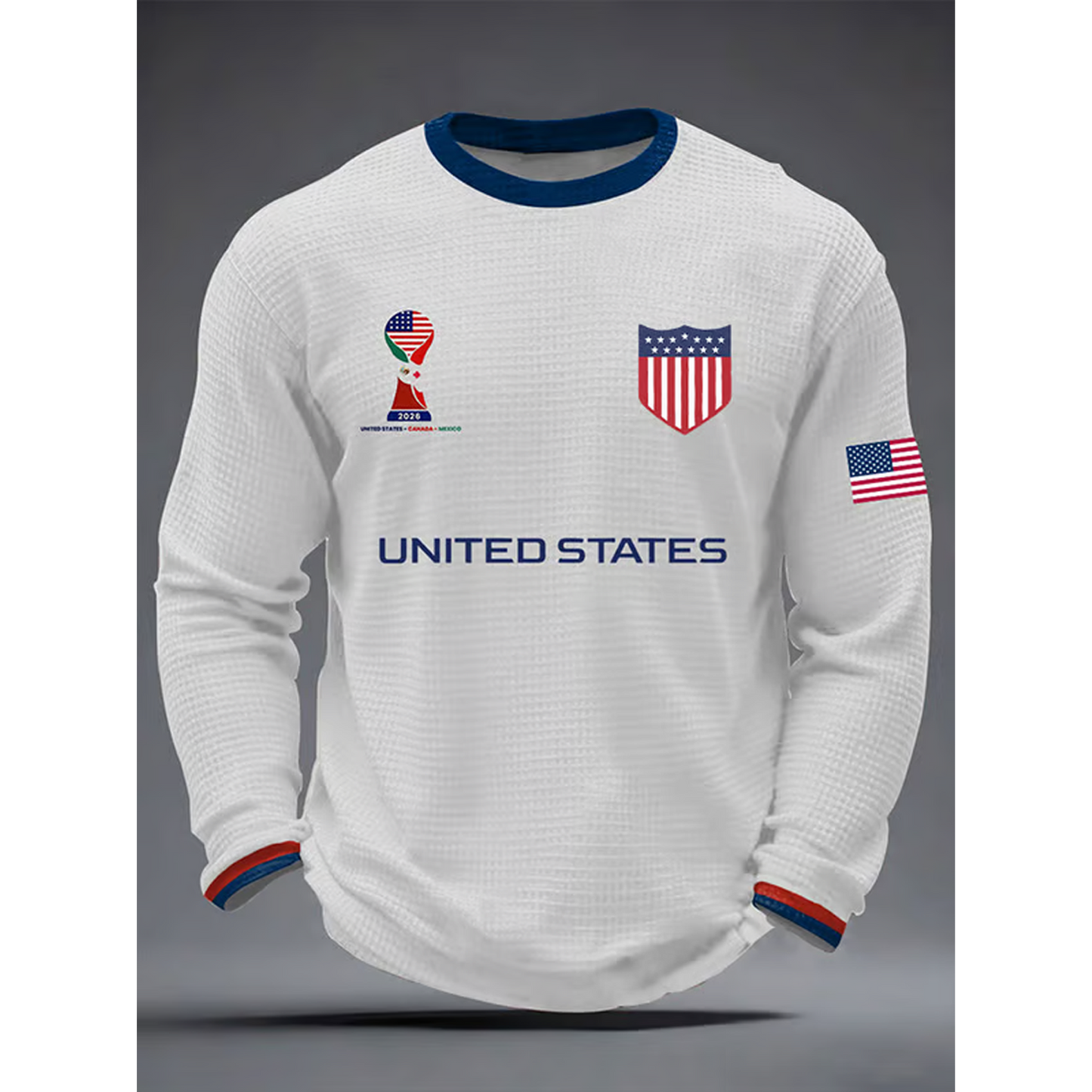 USA Print Soccer Shirt V1 DATND TANTD 040626