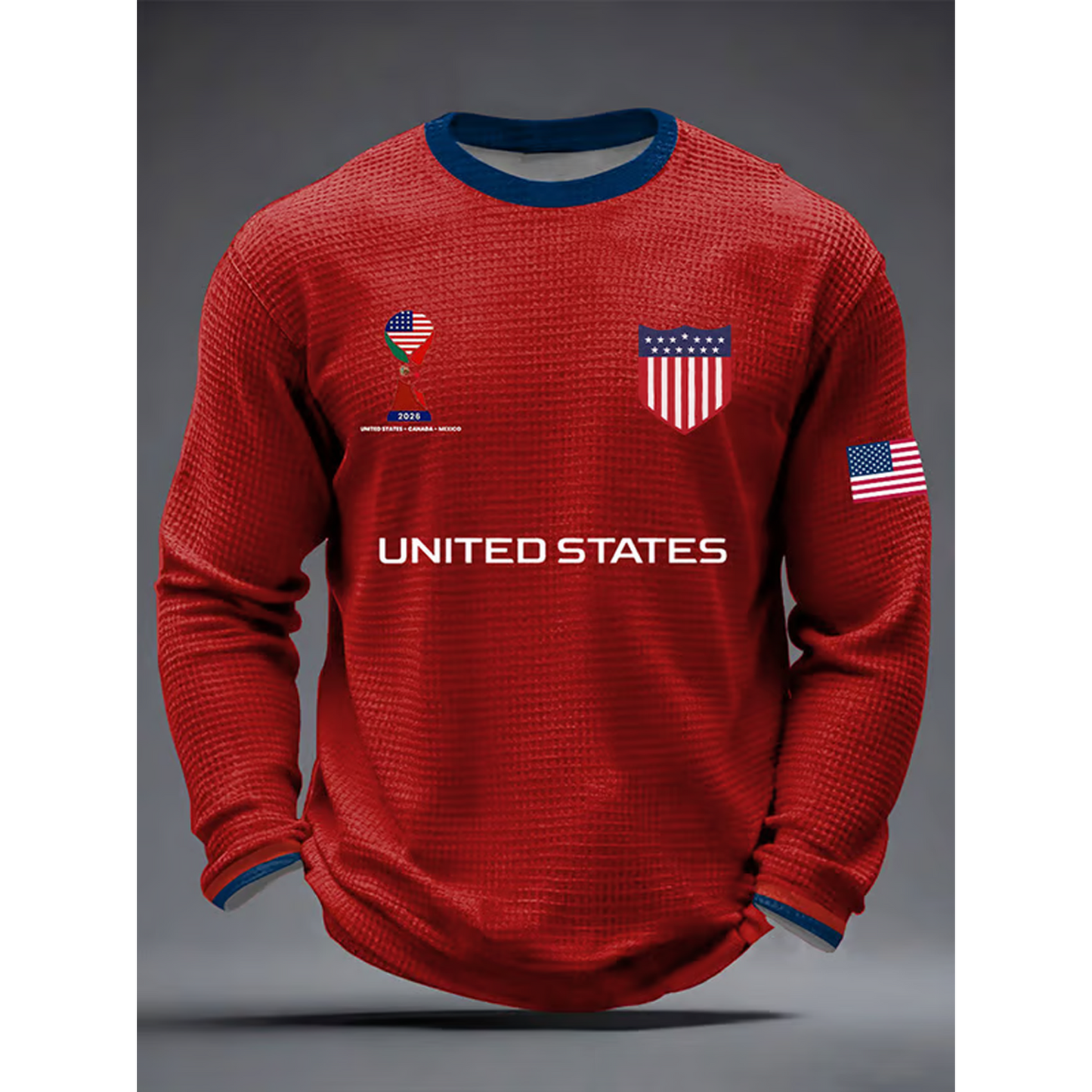 USA Print Soccer Shirt V1 DATND TANTD 040626