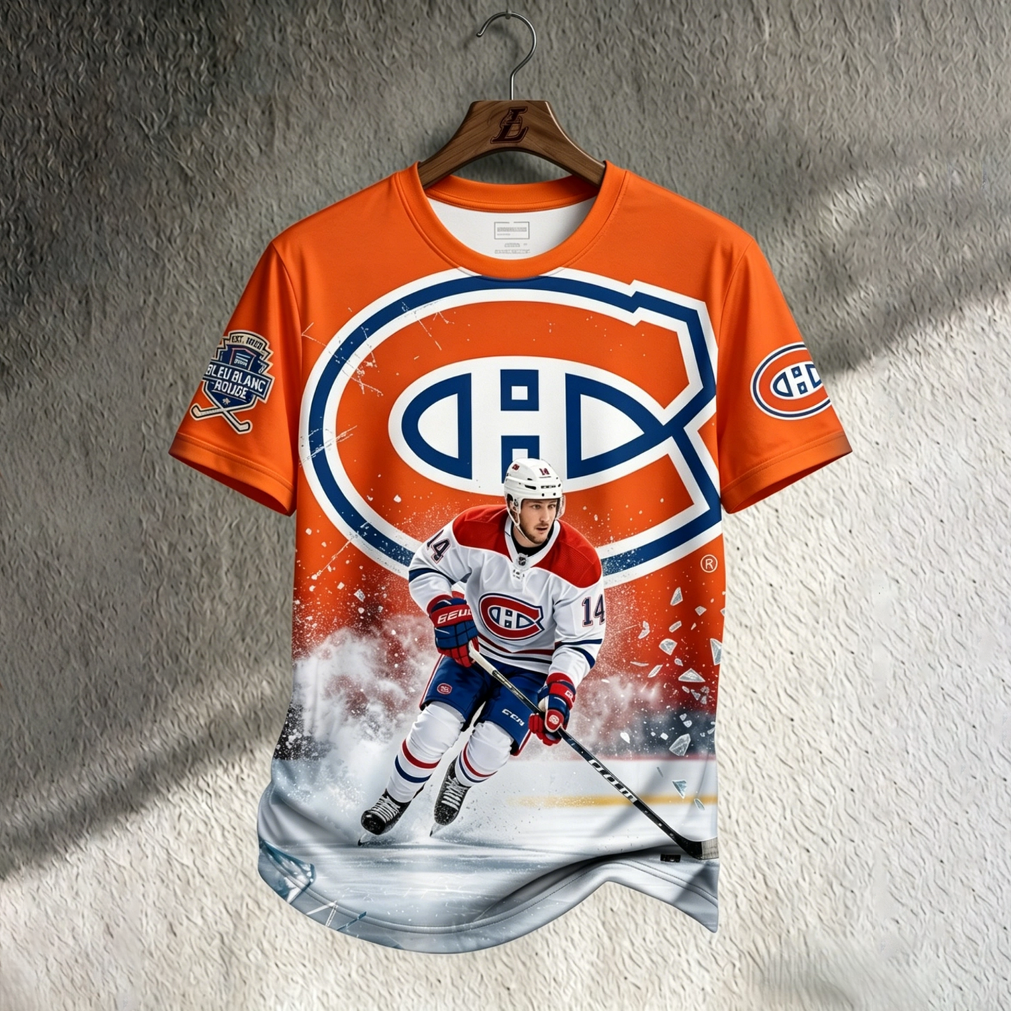 Unisex MC x NHL Inspired Trendy T-shirt V10 DATND TANTD 140526