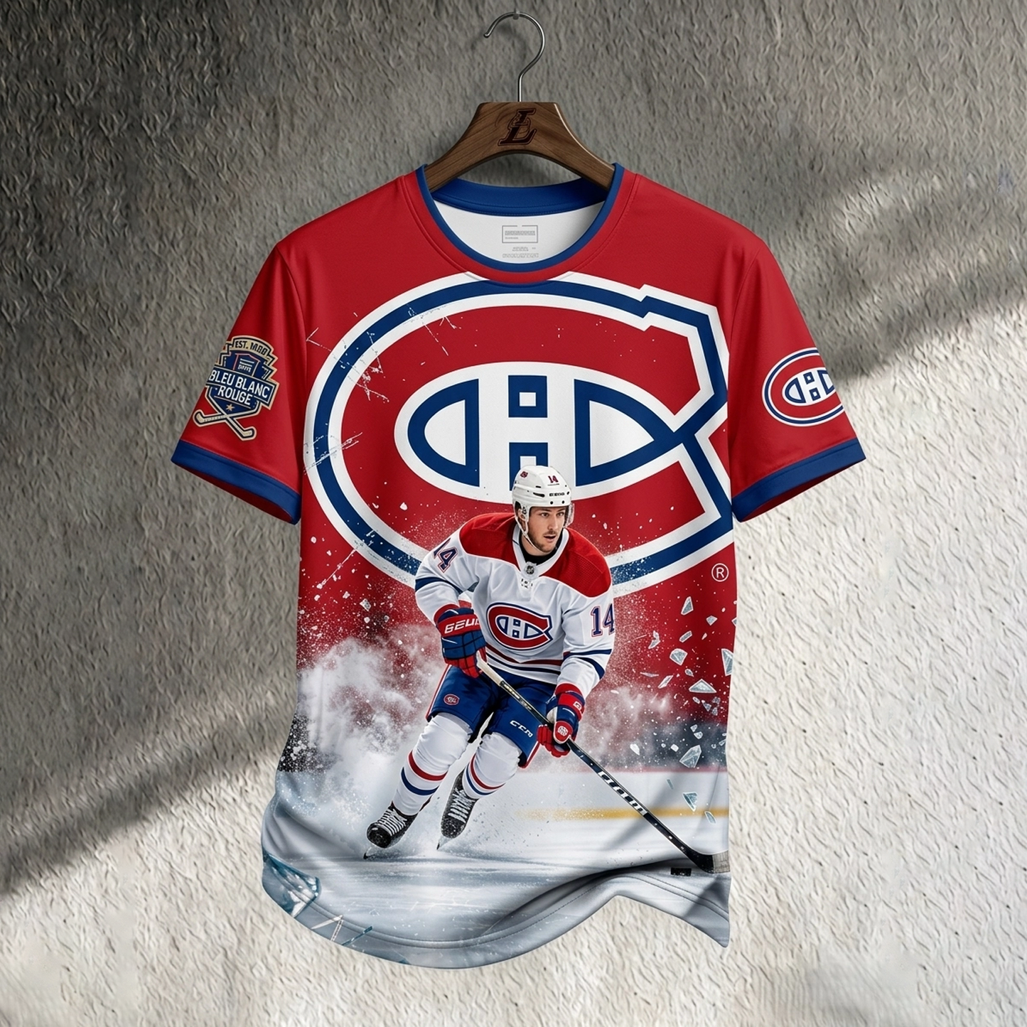 Unisex MC x NHL Inspired Trendy T-shirt V13 DATND TANTD 140526