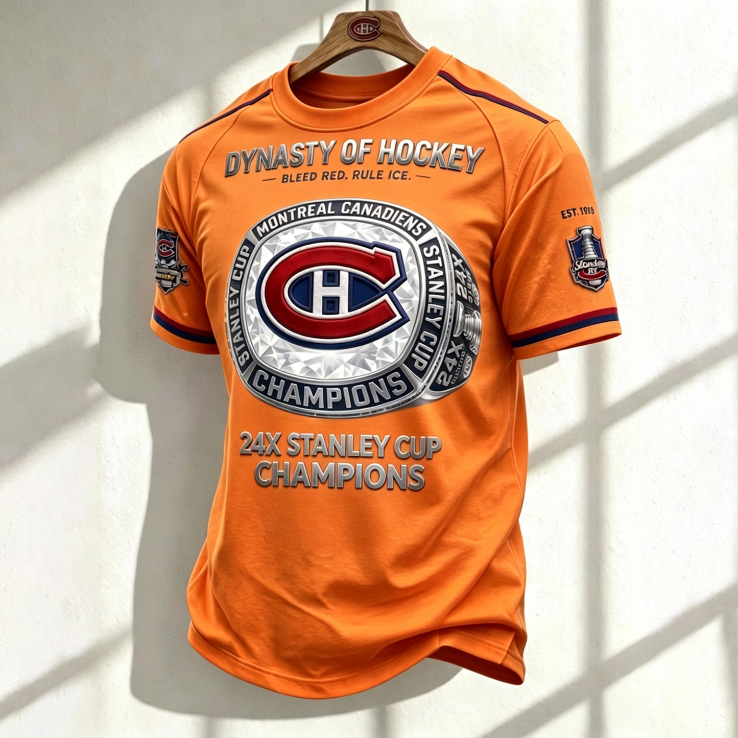 Unisex MC x NHL Inspired Trendy T-shirt V2 DATND TANTD 140526