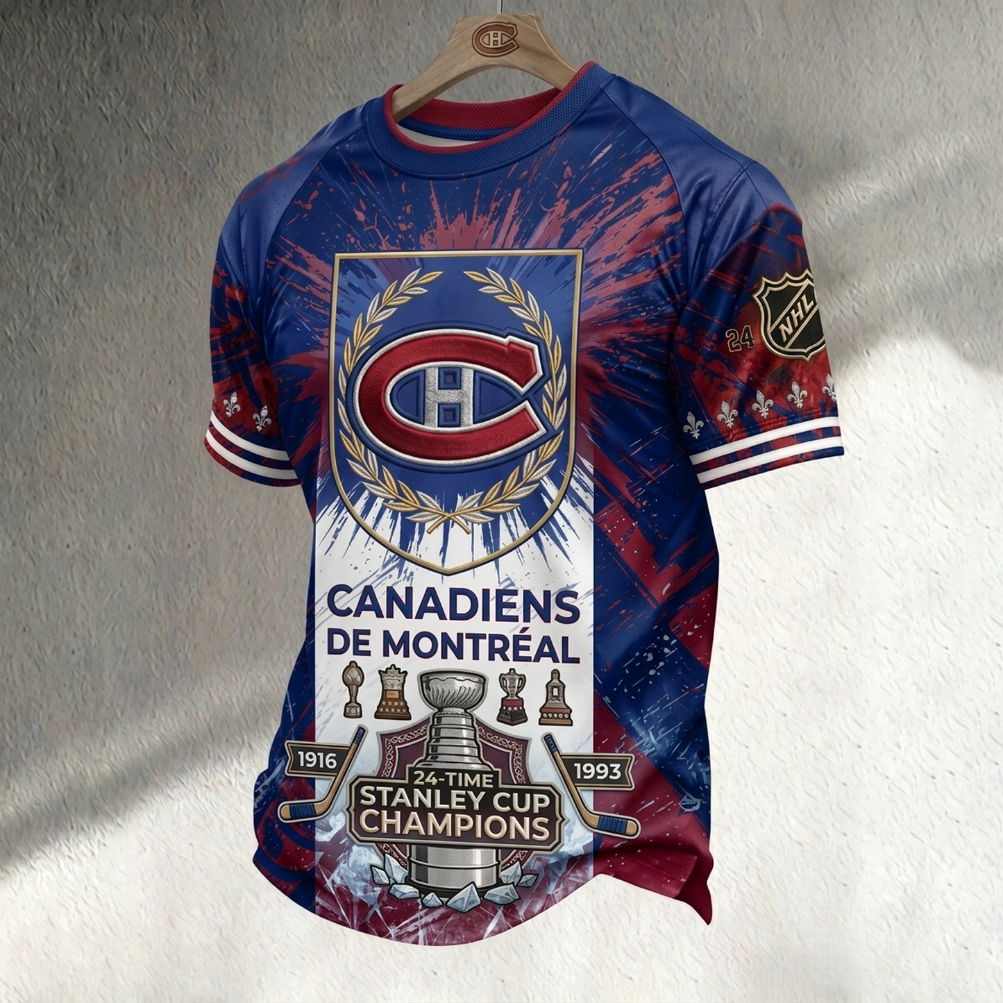 Unisex MC x NHL Inspired Trendy T-shirt V3 DATND TANTD 140526